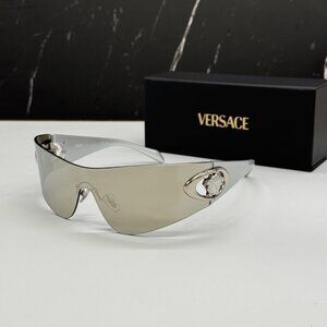NEW VERSACE VE2280 1000/6G WOMEN SUNGLASSES SILVER VE2280 10006G EYEWEAR
